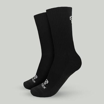 Unisex calzini antiscivolo neri Functional Crew