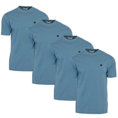 4-pack heren t-shirt vince ronde hals 100% katoen