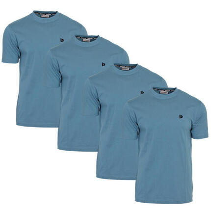 Lot de 4 t-shirts homme Vince, col rond, 100 % coton