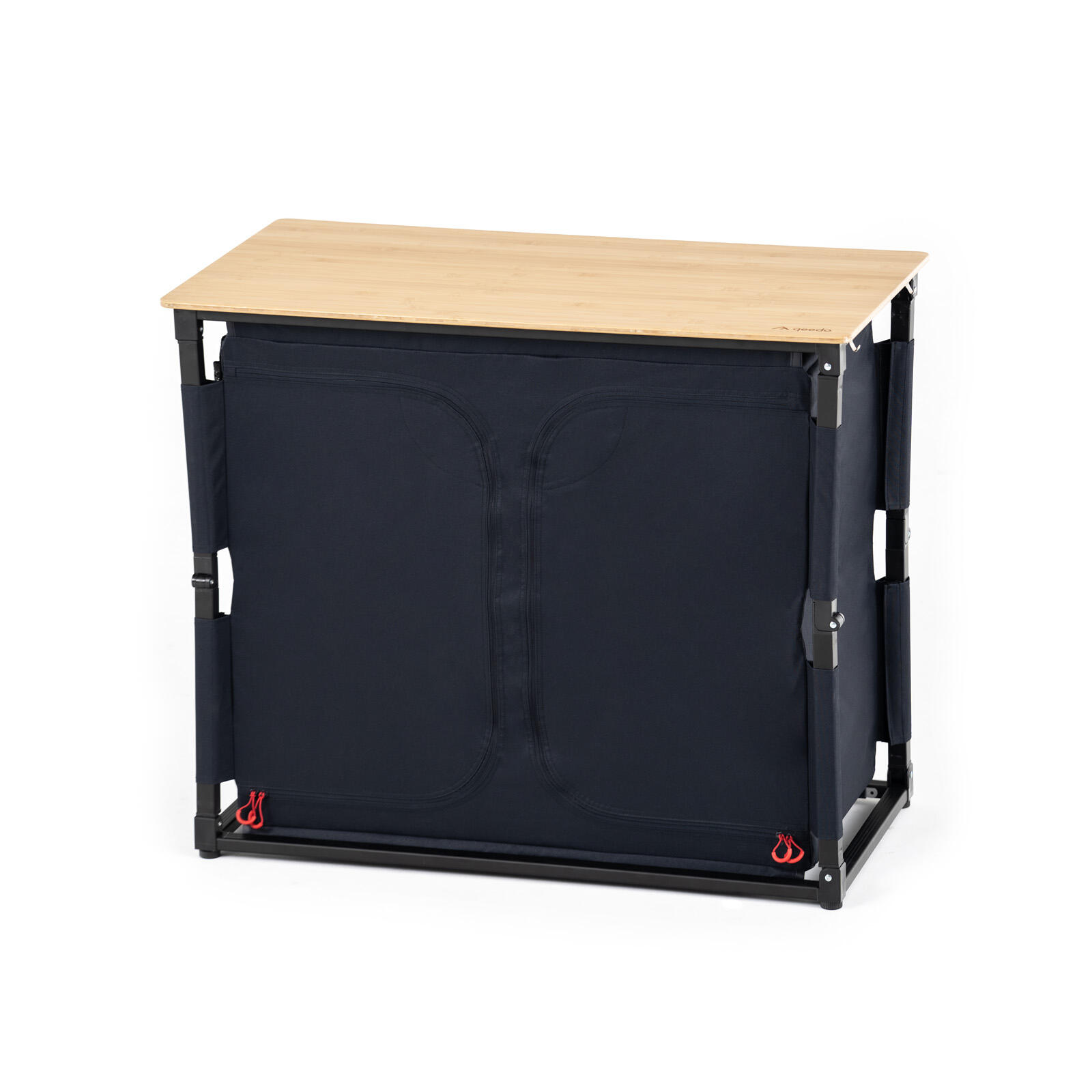 qeedo Quick Sammy Double Camping-Schrank 98x50x82 cm - 14,8 kg - Darknavy 3/7