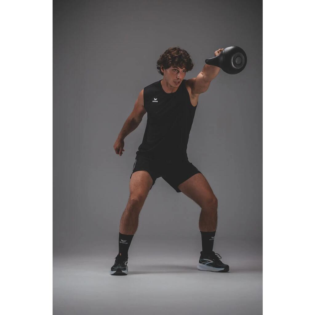 565 Erima Intro Black Functional Tank Top