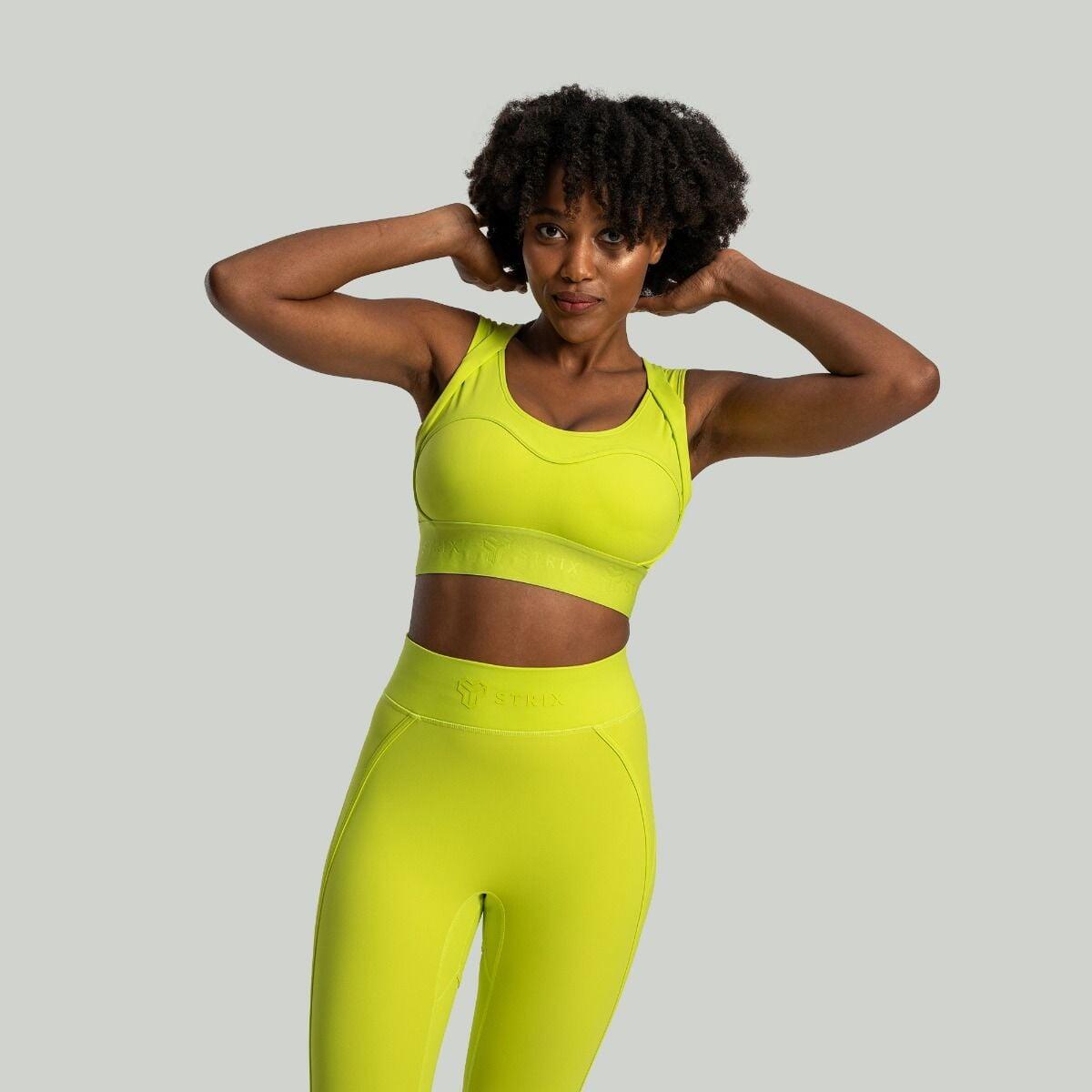 Donna fitness reggiseno sportivo regolabile Chartreuse Lunar 5/7