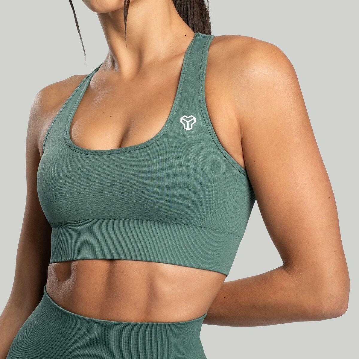 Donna fitness reggiseno sportivo spalline larghe Moss Seamless 2/7
