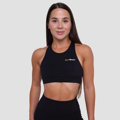 Donna fitness reggiseno sportivo imbottiture rimovibili nero Ignite