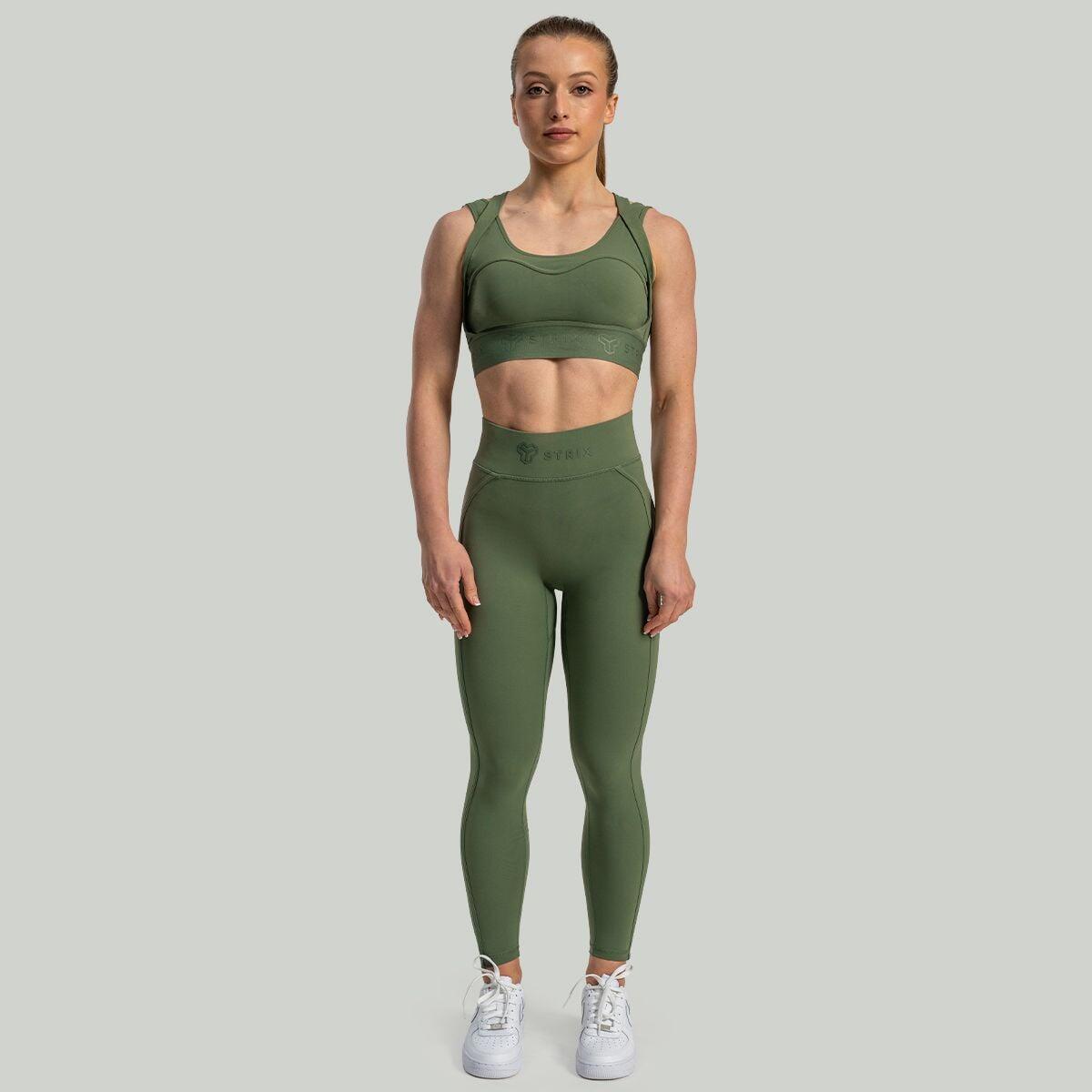 Donna fitness reggiseno sportivo regolabile Green Lunar 5/6
