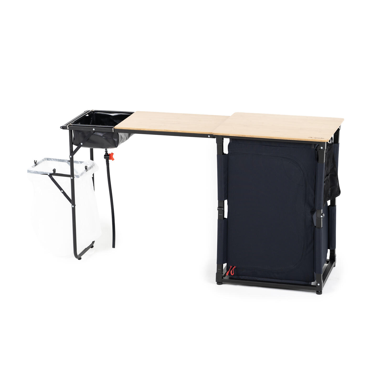 qeedo Quick Sammy Extension Bambus + Spüle 84x38x80 cm - 4,2 kg 4/7