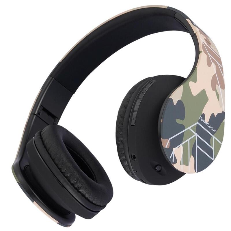 PowerLocus Casti pentru copii, Wireless, P2 Camo