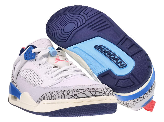 Nike Jordan Spizike Low FQ1759-110 White/Hot Lava-Pure Platinum 3/4