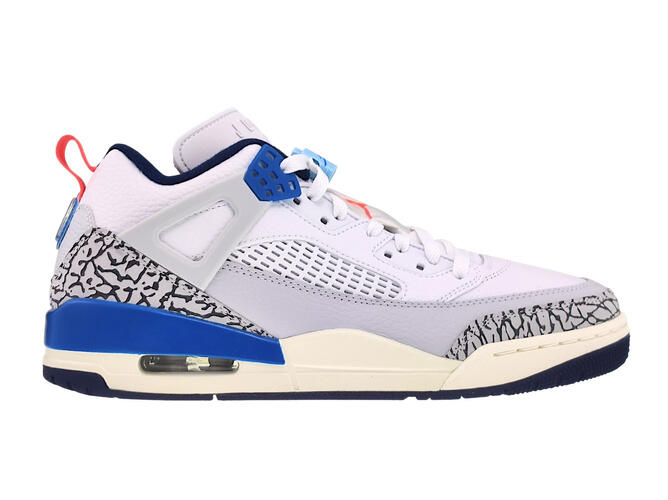 Nike Jordan Spizike Low FQ1759-110 White/Hot Lava-Pure Platinum 1/4