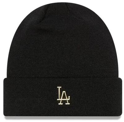 Cuffia New Era Los Angeles Dodgers nera-gold unisex