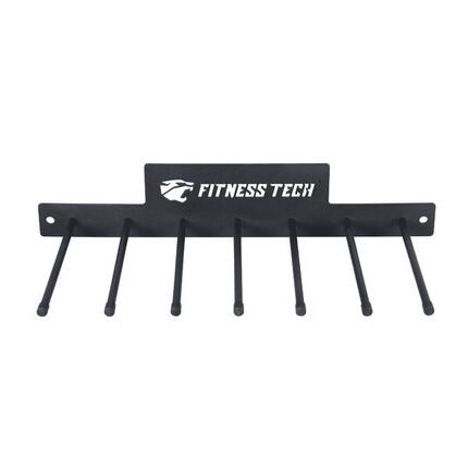 Wandhouder voor fitnessmatten en elastische banden 7 plaatsen Fitness Tech