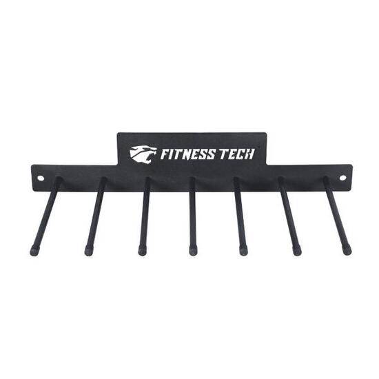 Wandhouder voor fitnessmatten en elastische banden 7 plaatsen Fitness Tech