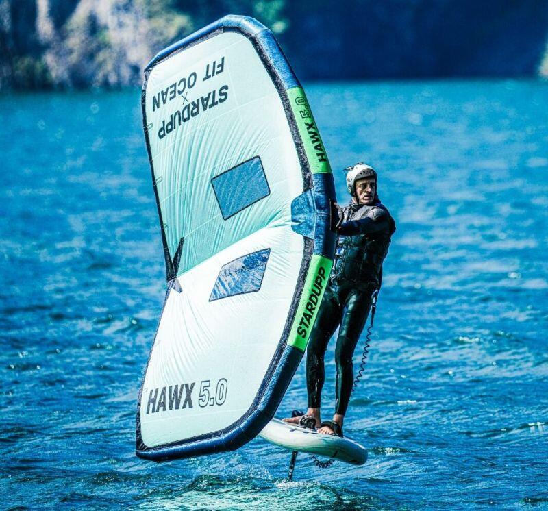 Stardupp Wingfoil 6.0 m2 hard handle Set: Board 135 L, Foil, Wing & Zubehör 5/7