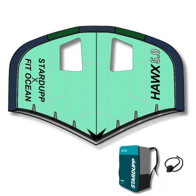 Stardupp Wingfoil 6.0 m2 hard handle Set: Board 135 L, Foil, Wing & Zubehör 4/7