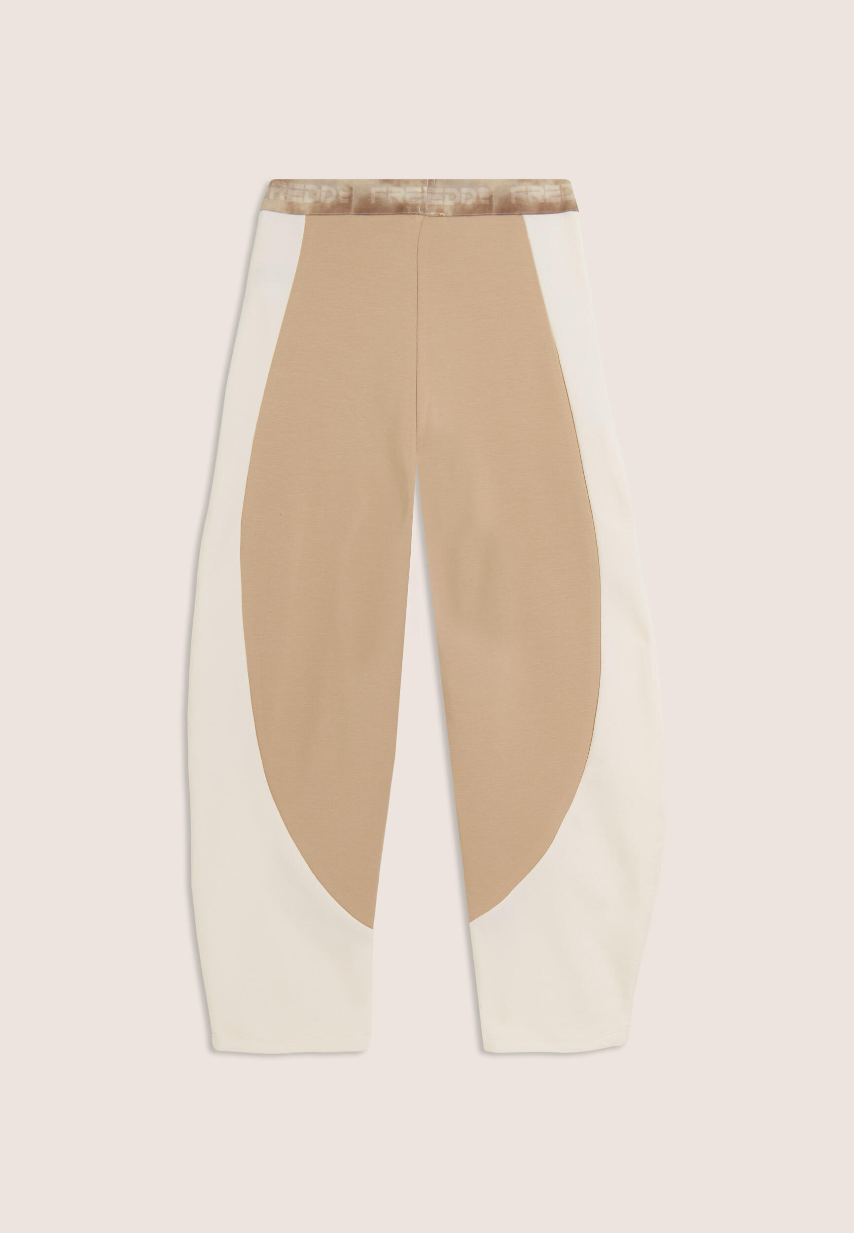 Pantaloni Junior barrel fit con vita elastica logata 2/3