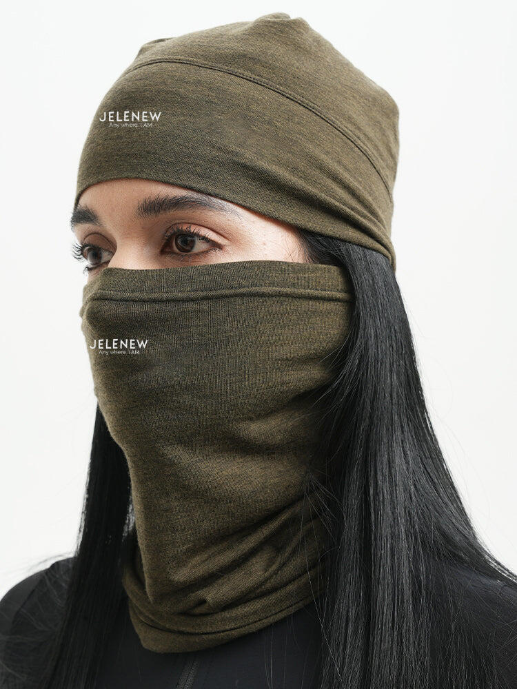 Bonnet de cyclisme JELENEW en mélange laine et modal 3/6