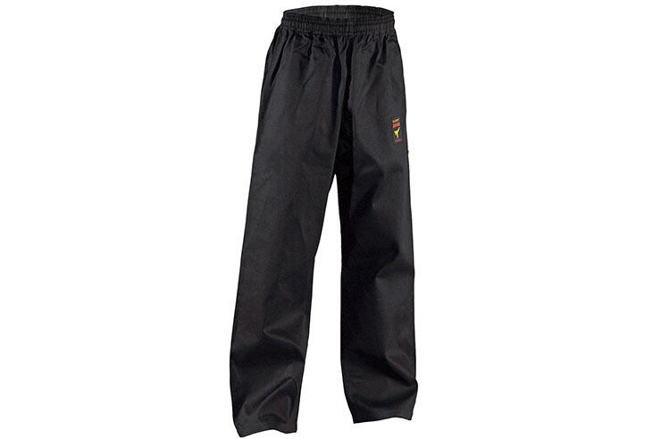 Pantalon de Karaté Noir - Asia Shiro (9oz) - Couleur : Noir - Taille : 1m70 1/1