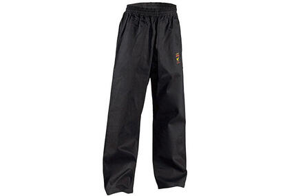 Pantalon de Karaté Noir - Asia Shiro (9oz) - Couleur : Noir - Taille : 1m90