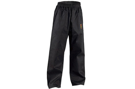 Pantalon de Karaté Noir - Asia Shiro (9oz) - Couleur : Noir - Taille : 1m90