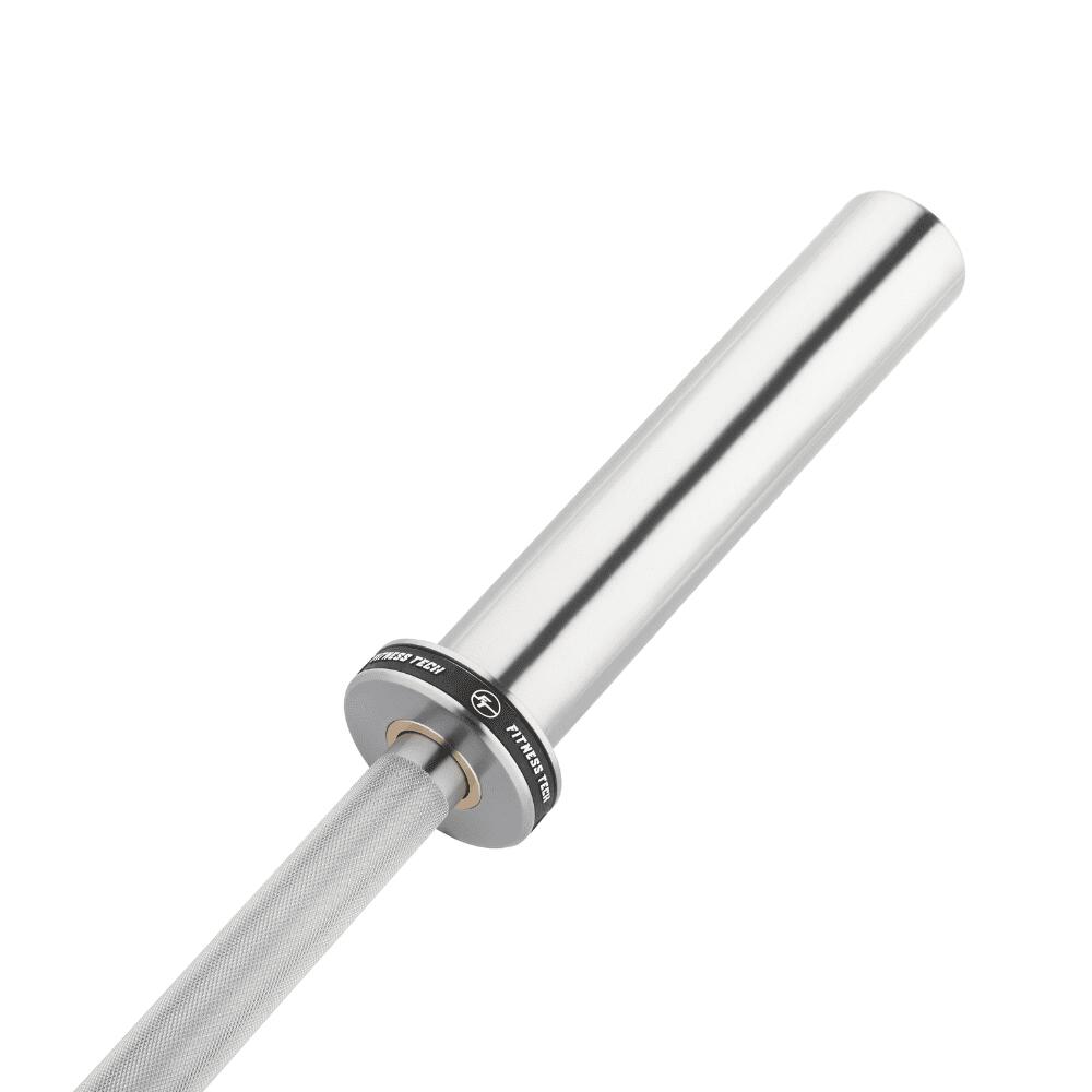Barre olympique de musculation 1,5 m, 50 mm, 315 kg - Fitness Tech 2/6