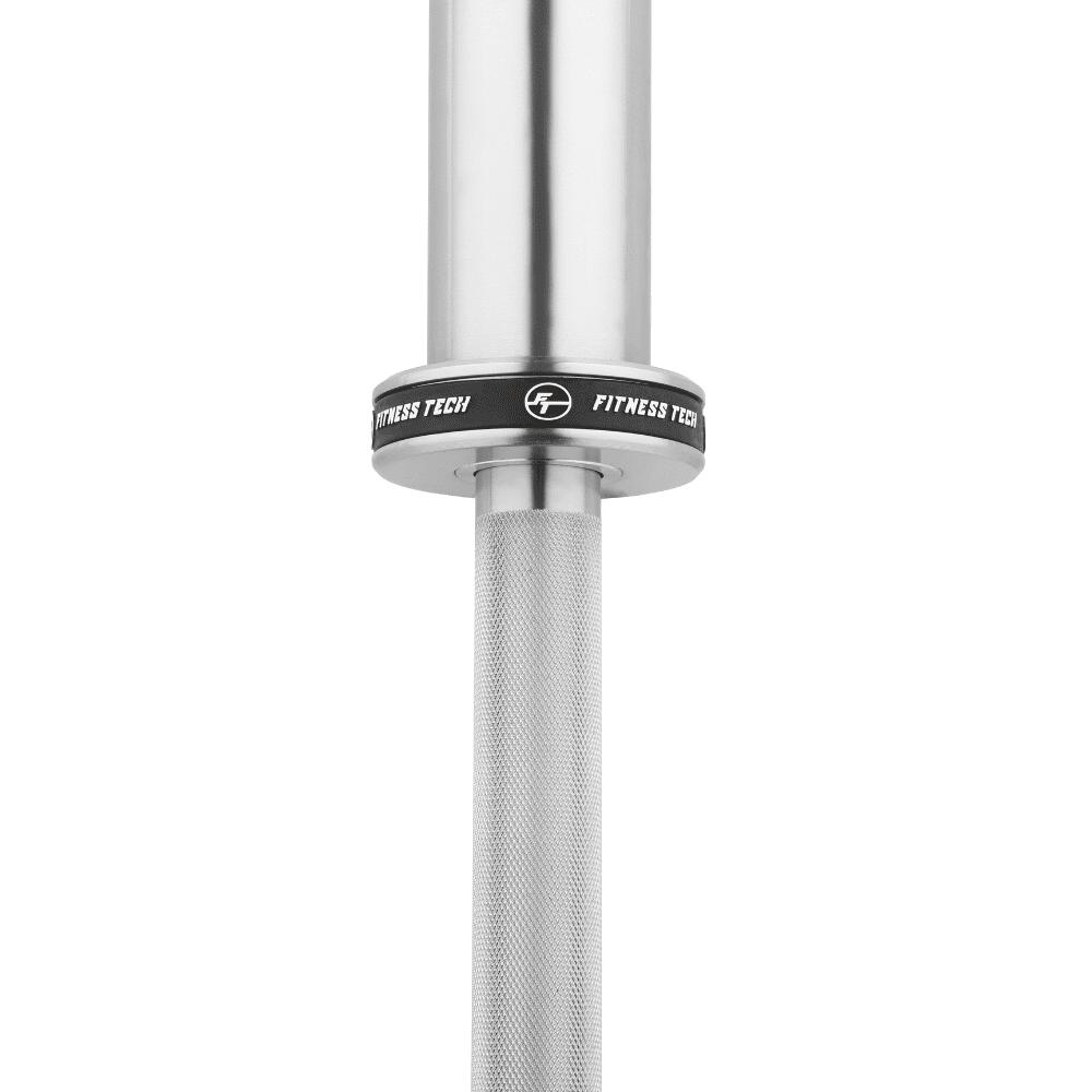 Barre olympique de musculation 1,5 m, 50 mm, 315 kg - Fitness Tech 5/6