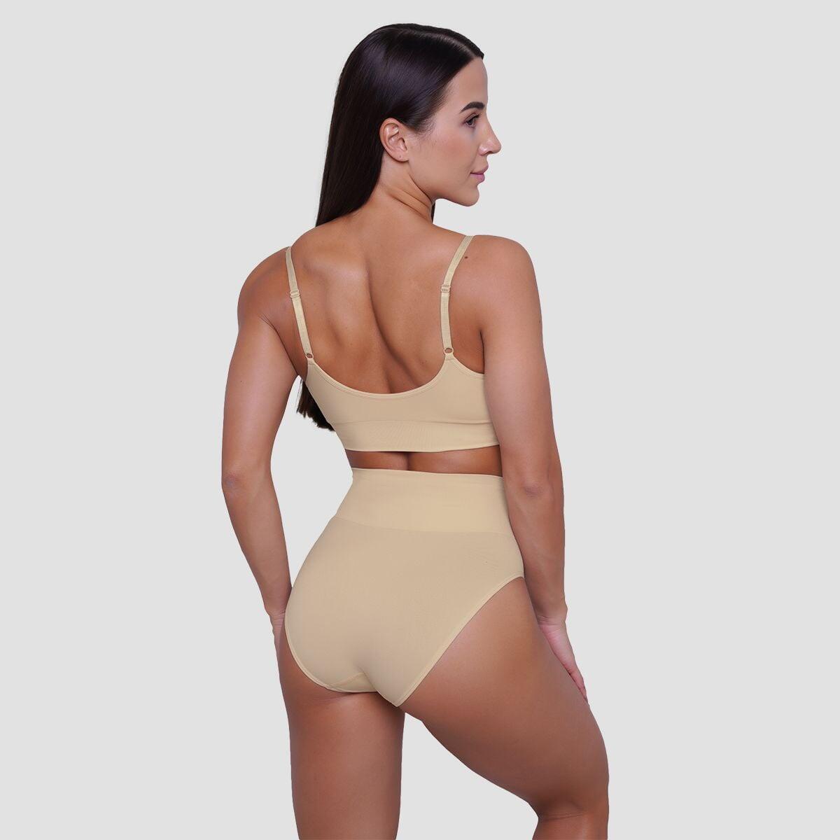 Donna palestra reggiseno sportivo senza cuciture Nude Triangle 5/6