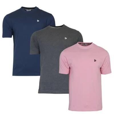 3-pack heren t-shirt vince ronde hals 100% katoen