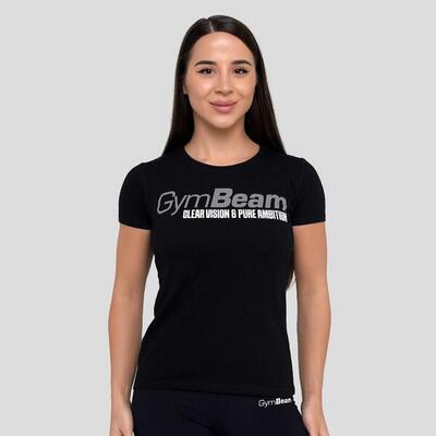 Donna t-shirt traspirante nera Pure Ambition