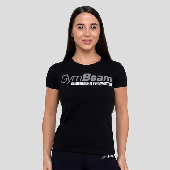Donna t-shirt traspirante nera Pure Ambition