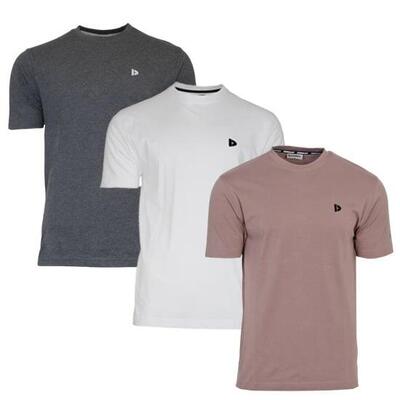 3-pack heren t-shirt vince ronde hals 100% katoen