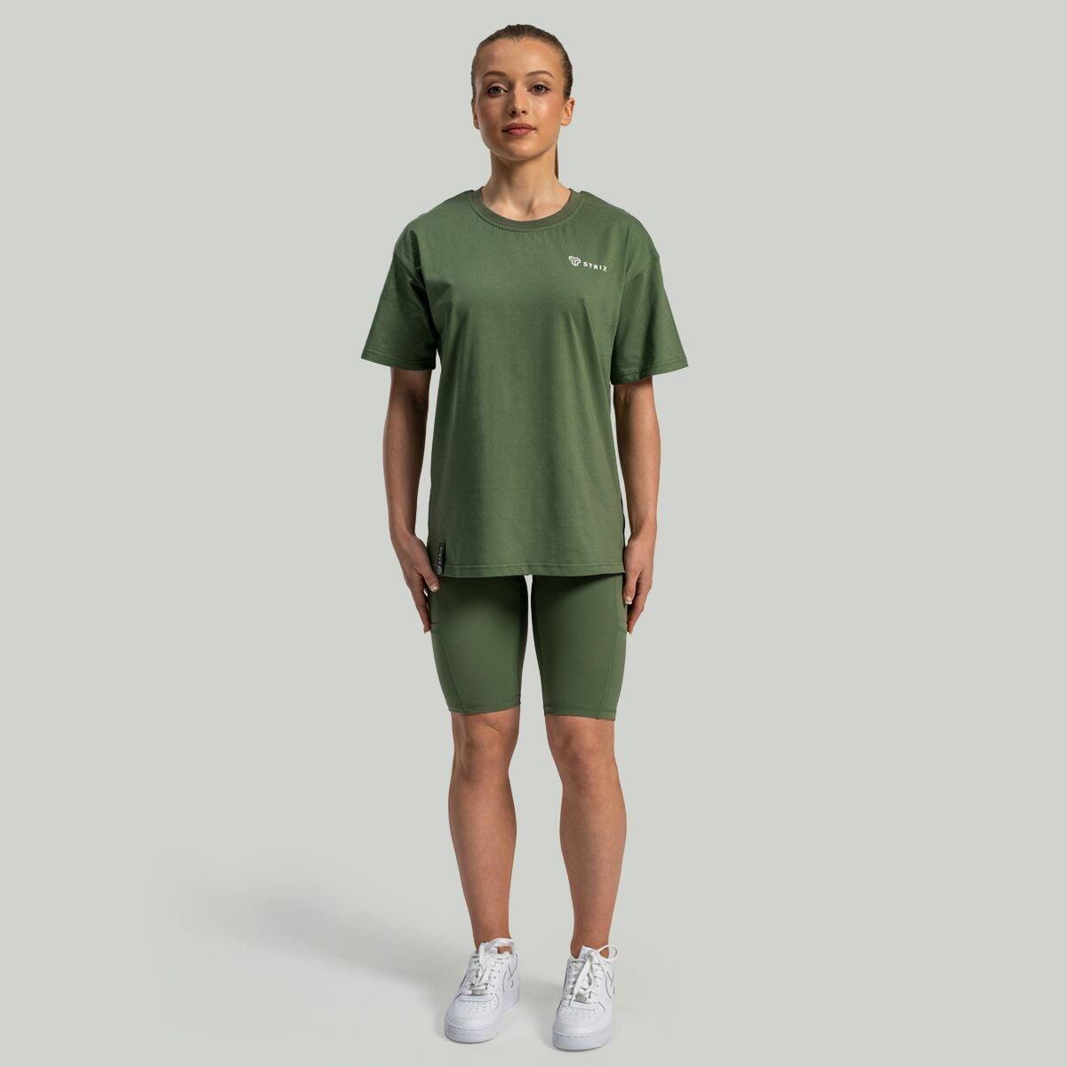 Donna palestra t-shirt traspirante Green Lunar 5/6