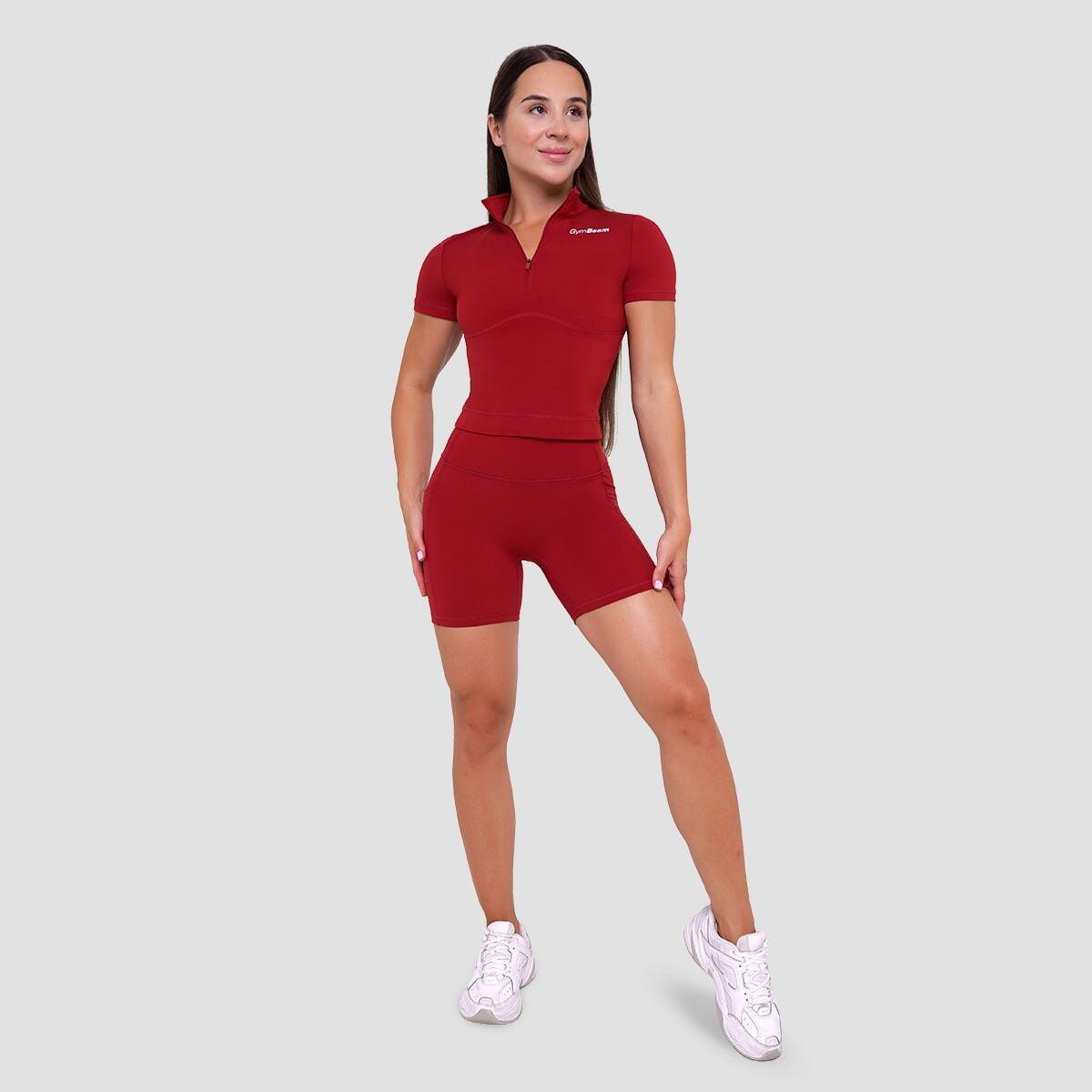 Donna palestra t-shirt aderente rossa Ignite 5/6