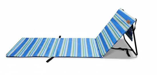 Devessport Natte de Plage Pliable avec Dossier Inclinable Kohala