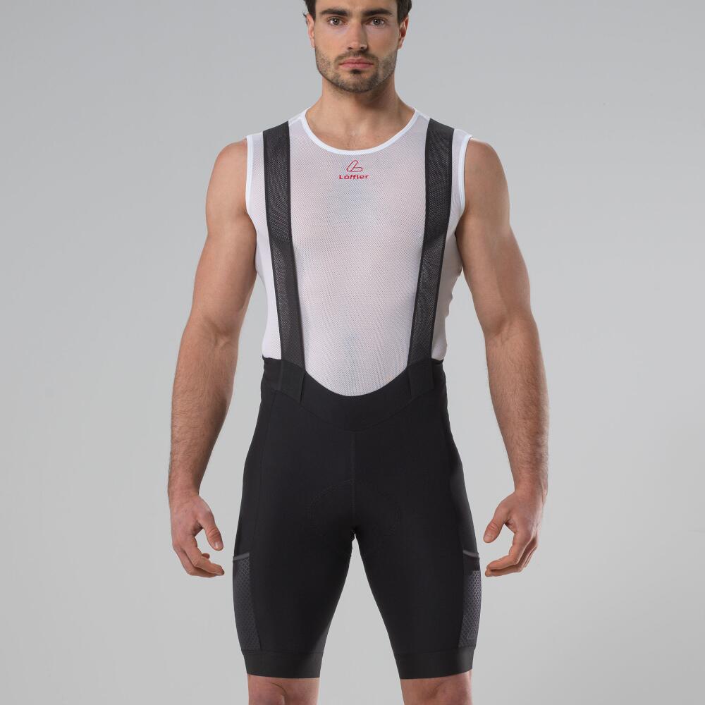 Fietsbroek kort Bike Bibshorts Skys XT Forest heren 4/5