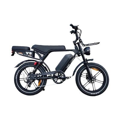 V8 ultra ouxi fatbike - zwart - 250w - 48v