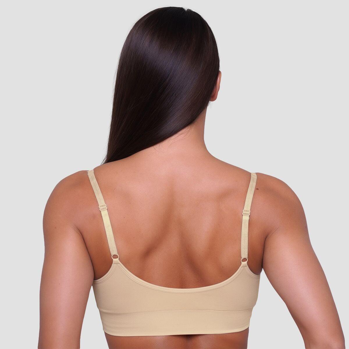 Donna palestra reggiseno sportivo senza cuciture Nude Triangle 3/6