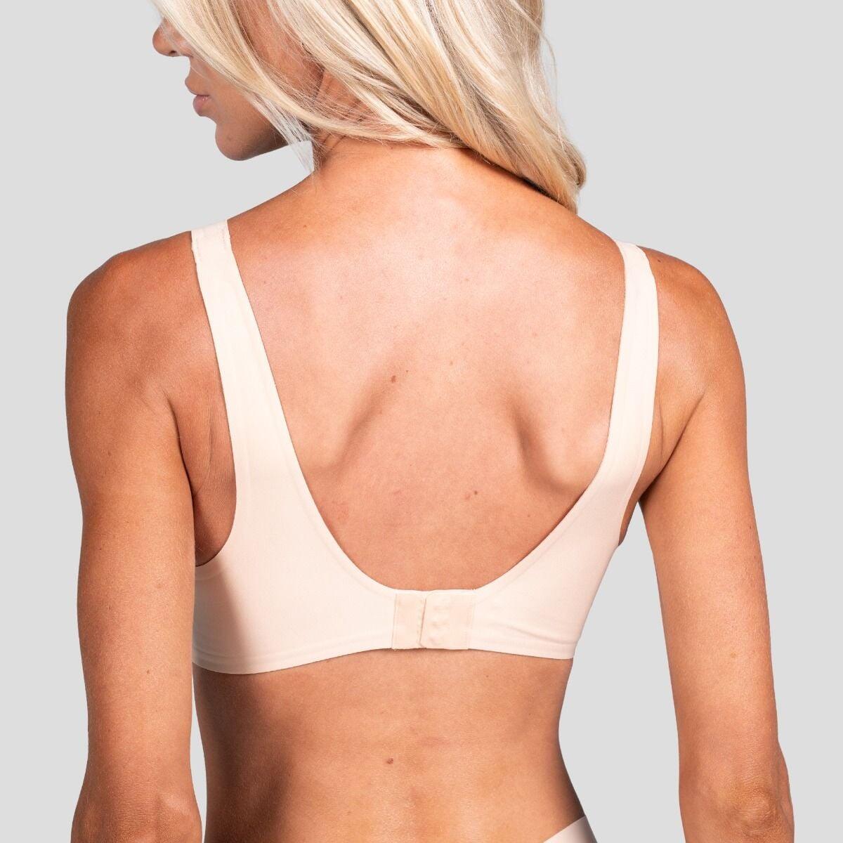 Donna fitness reggiseno senza cuciture beige Comfy 3/6