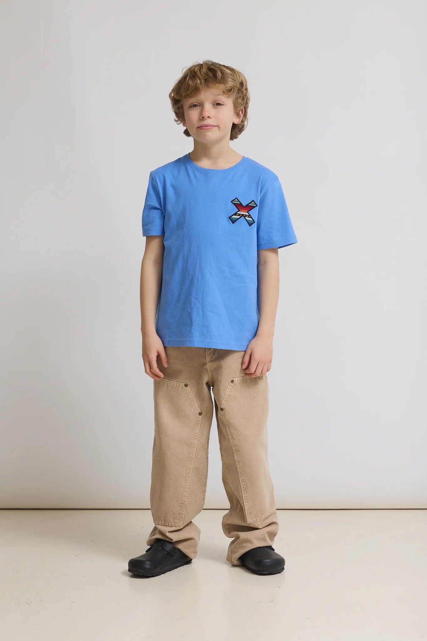 Camiseta Kids Blue Banana Jay Blue de Algodón 100% Orgánico 3/6