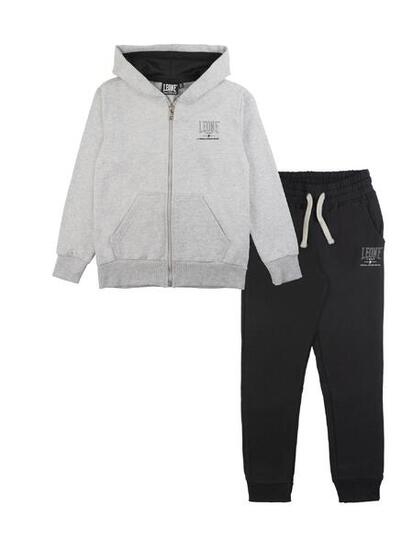 Leone 1947 Neon Kinder Winter Trainingsanzug mit Kapuze und Reißverschluss