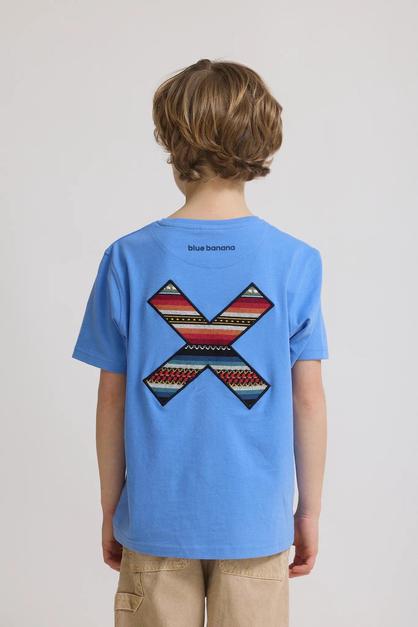 Camiseta Kids Blue Banana Jay Blue de Algodón 100% Orgánico 2/6