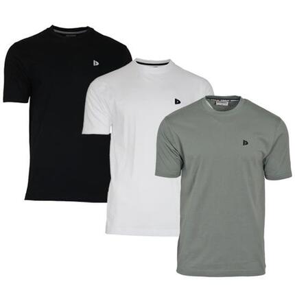 Lot de 3 t-shirts homme Vince, col rond, 100 % coton