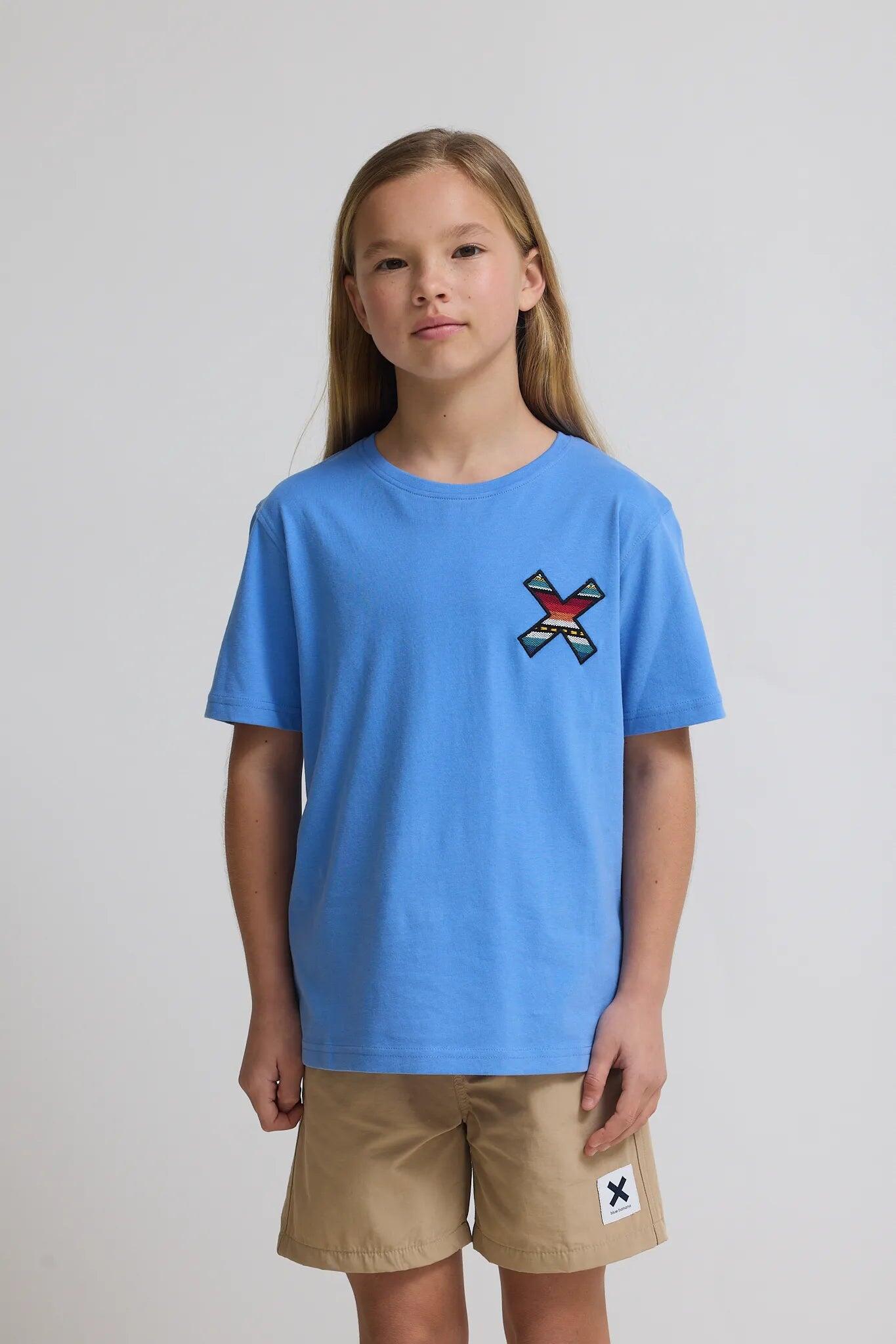 Camiseta Kids Blue Banana Jay Blue de Algodón 100% Orgánico 4/6