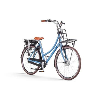 Puch e-rock n3 elektrische fiets - jeans blauw - damesfiets - 50cm - e-bike