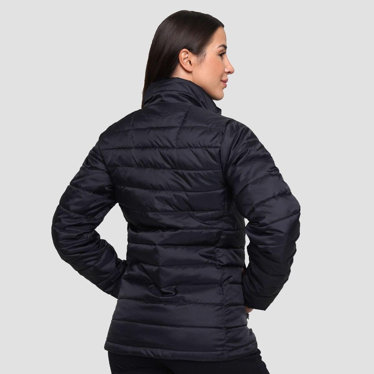 Donna piumino trapuntato Black/Orange 3/7