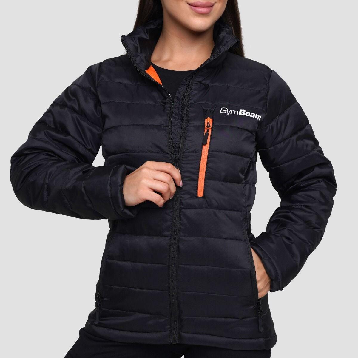 Donna piumino trapuntato Black/Orange 2/7
