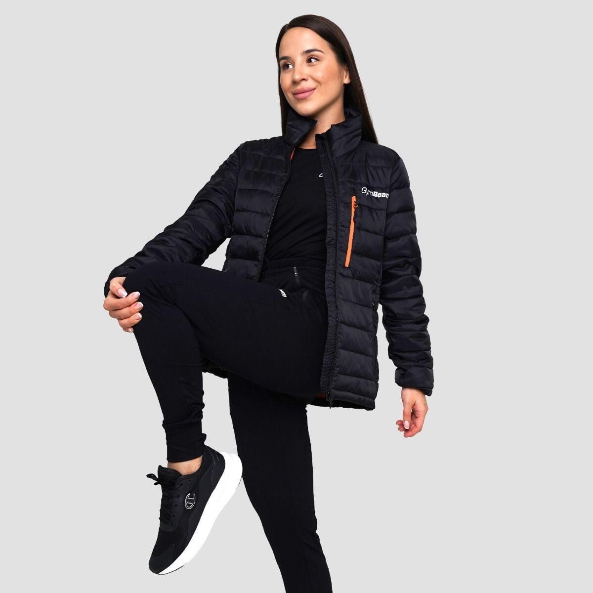 Donna piumino trapuntato Black/Orange 5/7