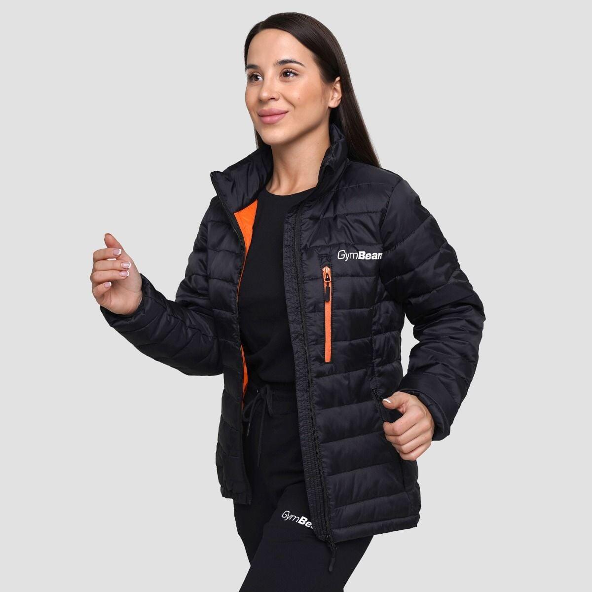 Donna piumino trapuntato Black/Orange 4/7