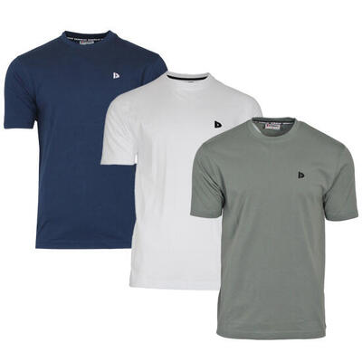 3-pack heren t-shirt vince ronde hals 100% katoen