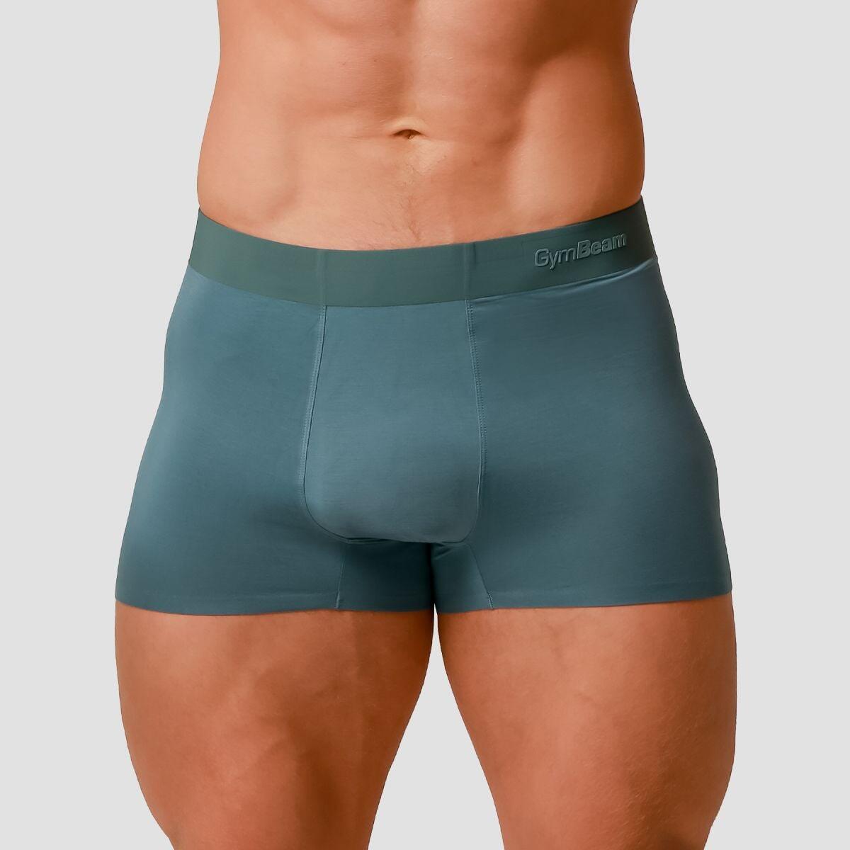 Uomo boxer traspiranti blu Soft 1/7