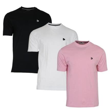 Lot de 3 t-shirts homme Vince, col rond, 100 % coton
